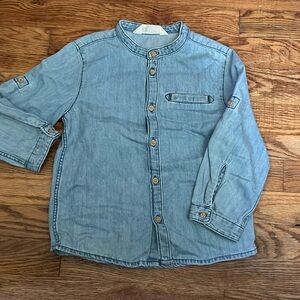 H&M Kids Light Blue Button Down Shirt